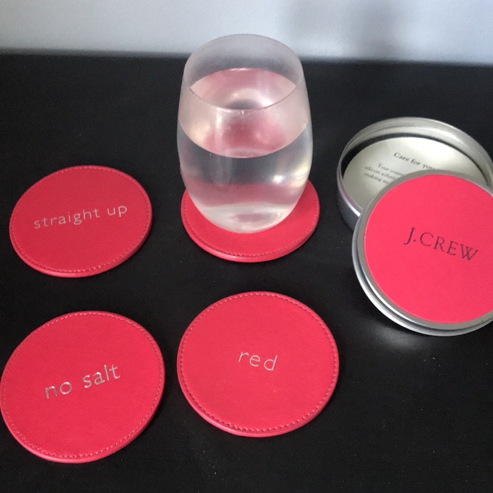 🍷 J. Crew Drink Coasters 🍸